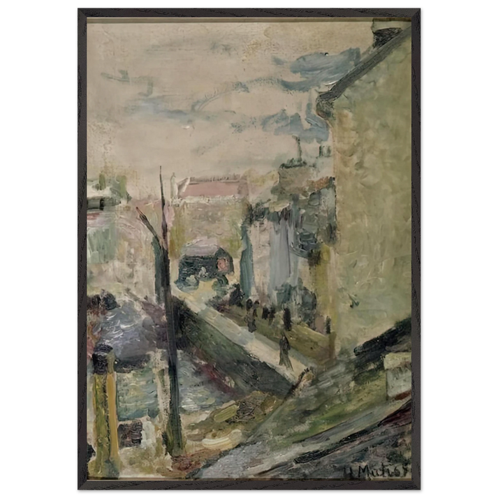 BELLE ILE - Henri Matisse 70x100 cm / 28x40 inches Framed Art Print – Black Wooden Frame
