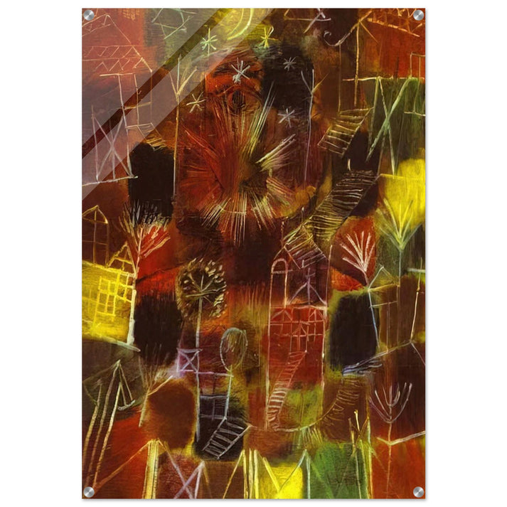 COSMIC COMPOSITION 1919 - Paul Klee Acrylic Print - 70x100 cm / 28x40″ inches | Paul Klee Wall Art | Paul Klee Prints
