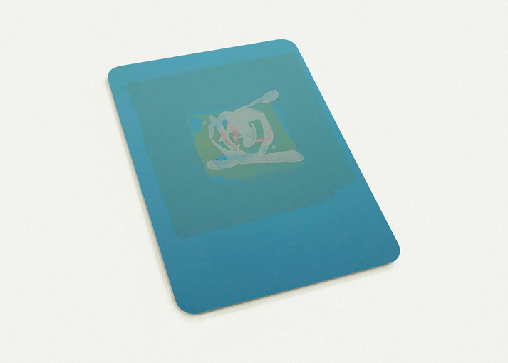 Plentitude in Blue - 1975 By Adja Yunkers Pack of 10 Post Cards | Adja Yunkers Post Cards | A6 (10.5 x 14.8 cm) - 4.1 x 5.8 inches