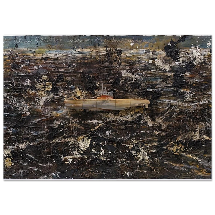 FOR VELIMIR KHLEBNIKOV THE DOCTRINE OF WAR BATTLES 2010 - Anselm Kiefer Brushed Aluminum Print - 70x100 cm / 28x40 inches | Anselm Kiefer Aluminum Print | Anselm Kiefer Prints