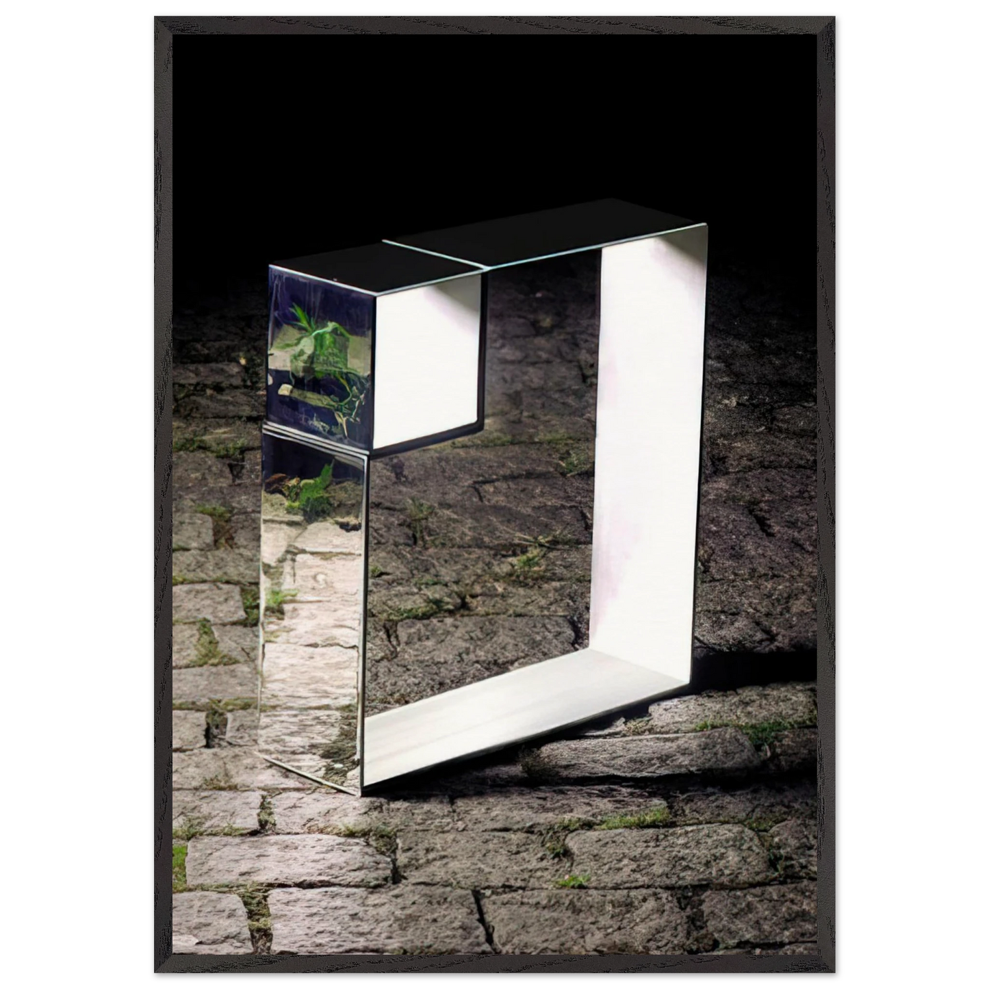 Sculpture KV256 - 1998 - Lygia Pape 70x100 cm / 28x40 inches Framed Art Print – Black Wooden Frame
