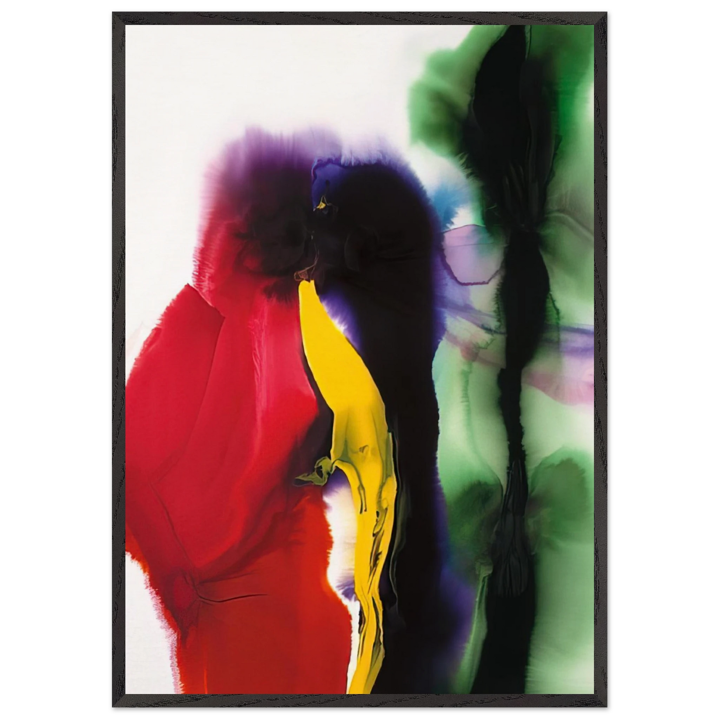 Phenomena Wind Arch - Paul Jenkins Framed Art Print – Black Wooden Frame - Default Title - -Framed Art Print