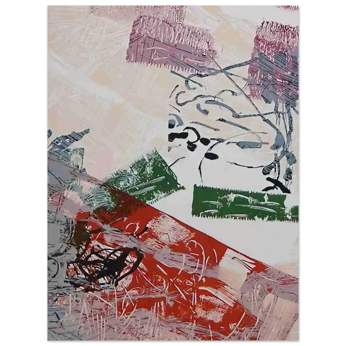 Jean-Paul Riopelle - Lithograph 1968 75x100 cm / 30x40inches Fine Art Poster