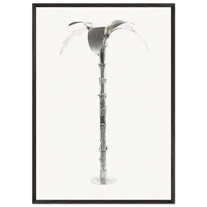 Per Costruzione di Oasi - 1980 - Mario Schifano 70x100 cm / 28x40 inches Framed Art Print – Black Wooden Frame