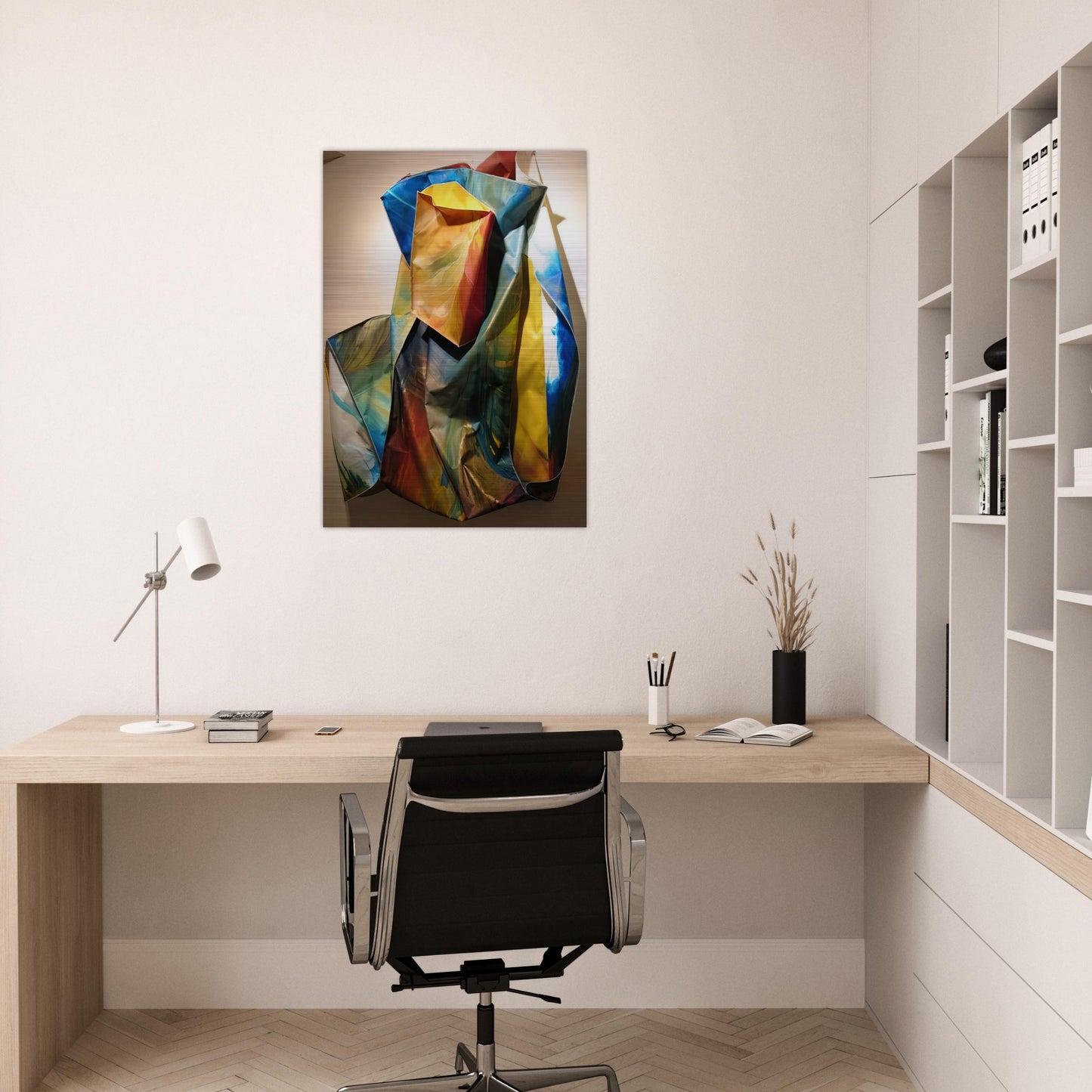 Sac 1 - Sam Gilliam Brushed Aluminum Print - 70x100 cm / 28x40 inches | Sam Gilliam Aluminum Print | Sam Gilliam Prints