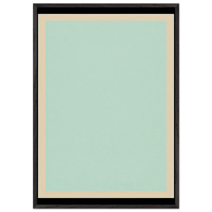 Series Painting 2 - 1966 - Ronnie Landfield 70x100 cm / 28x40 inches Framed Art Print – Black Wooden Frame