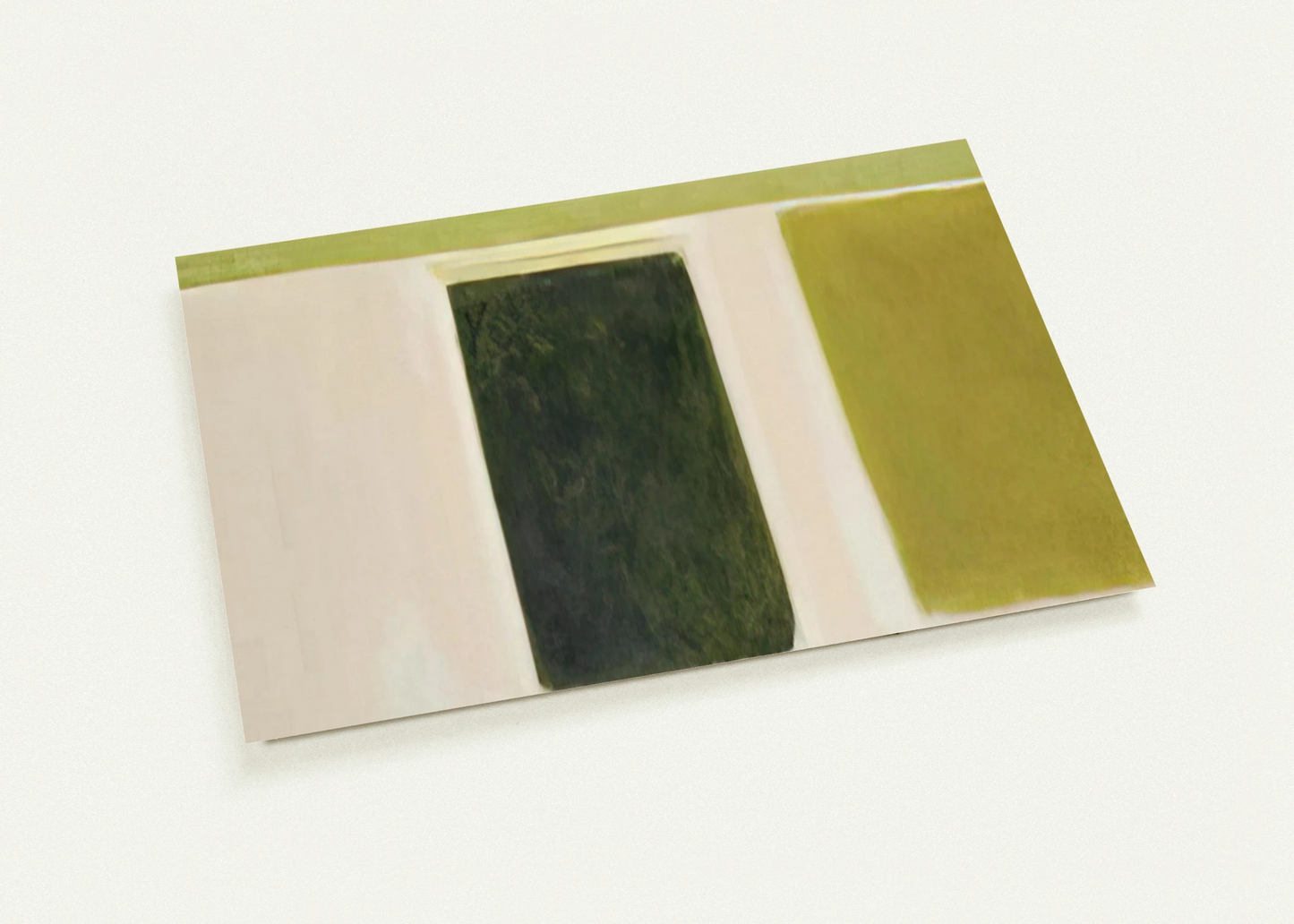 Double Green Sun-Box - 1967 By Theodoros Stamos Pack of 10 Post Cards | Theodoros Stamos Post Cards | A6 (10.5 x 14.8 cm) - 4.1 x 5.8 inches