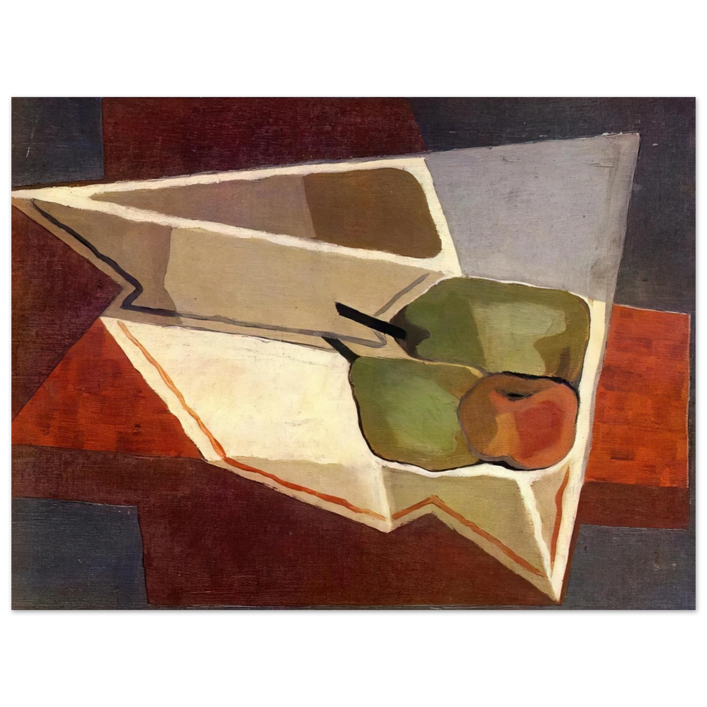 Juan Gris - FRUIT WITH BOWL 1926 Fine Art Poster - Default Title
