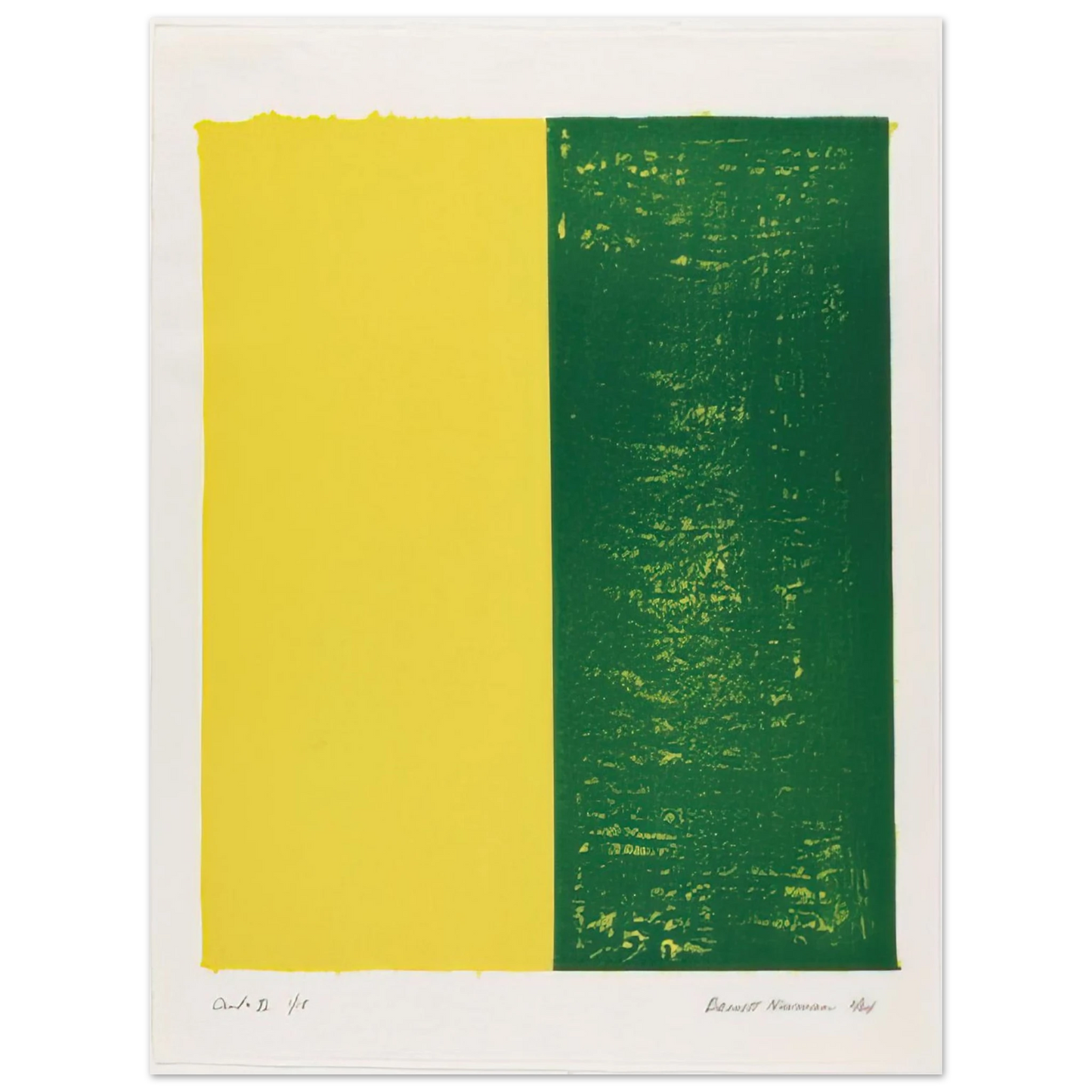 Barnett Newman - Canto XI Fine Art Poster - Default Title