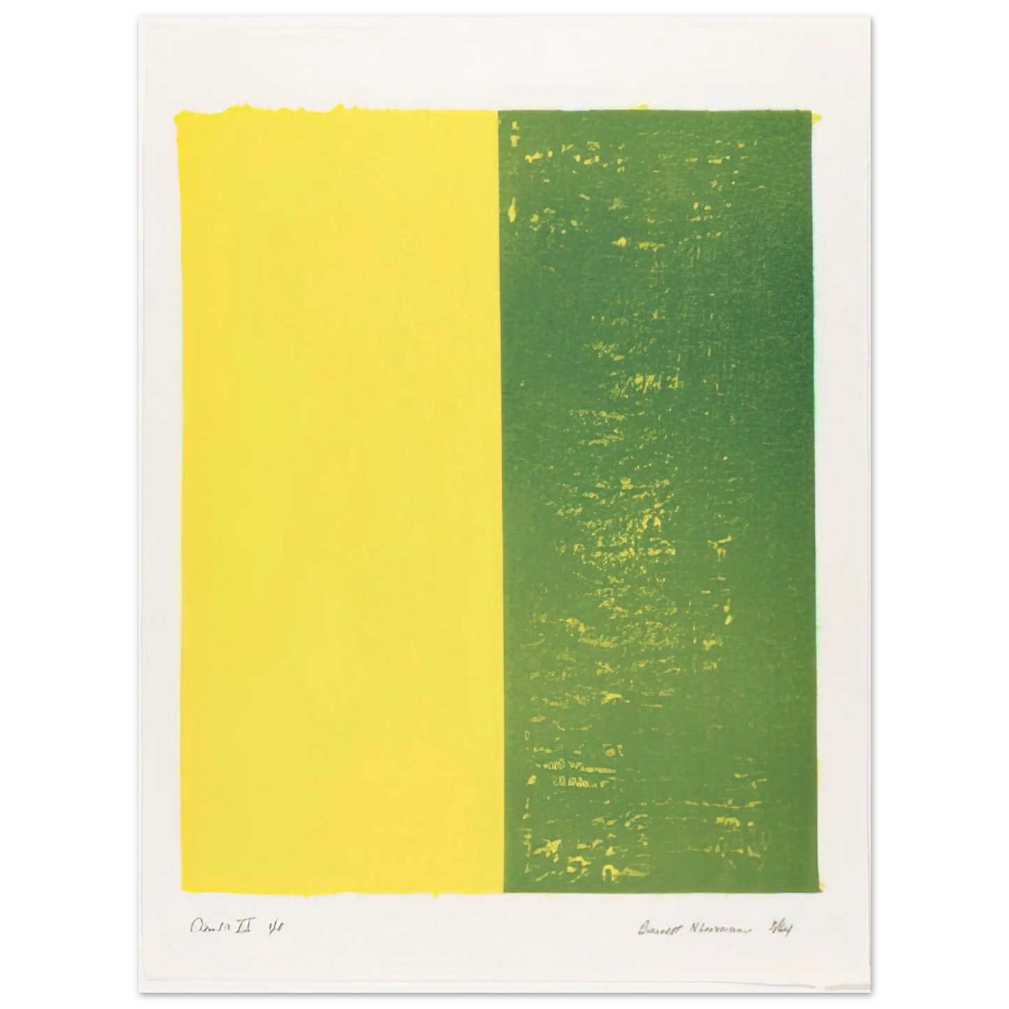 Barnett Newman - Canto XII Fine Art Poster - Default Title
