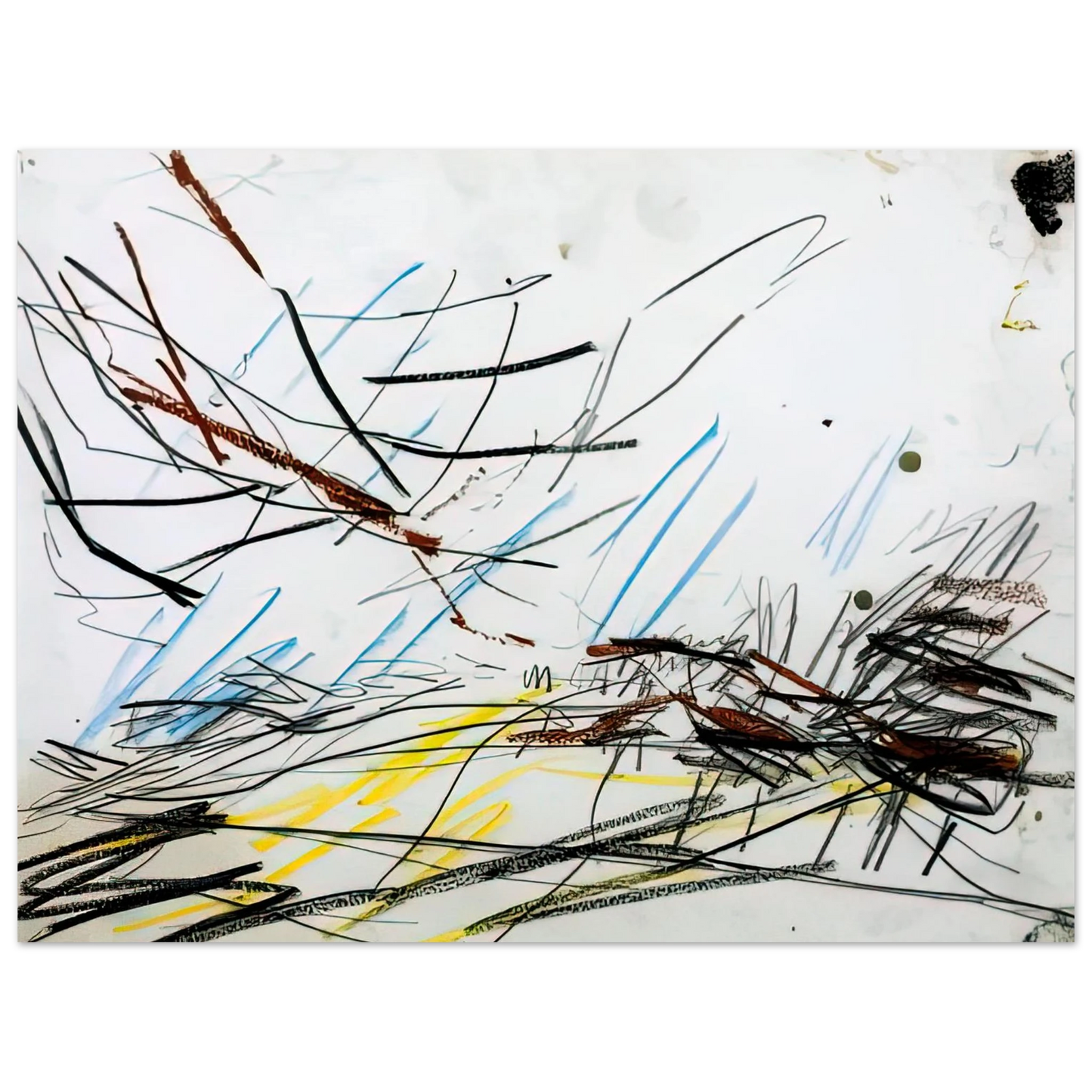 Frank Auerbach - WORKING DRAWING FOR PRIMROSE HILL 1 Fine Art Poster - Default Title