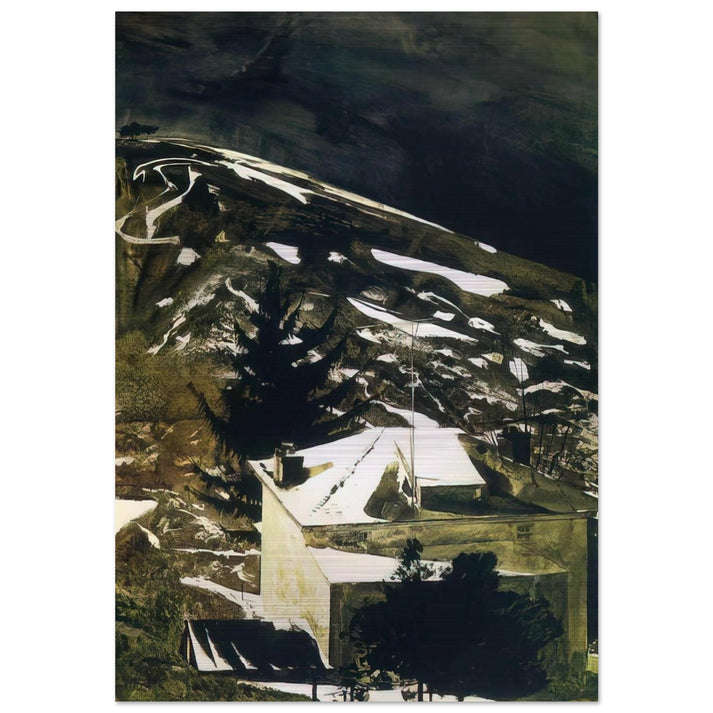 WOLF MOON 1975 - Andrew Wyeth Brushed Aluminum Print - 70x100 cm / 28x40 inches | Andrew Wyeth Aluminum Print | Andrew Wyeth Prints