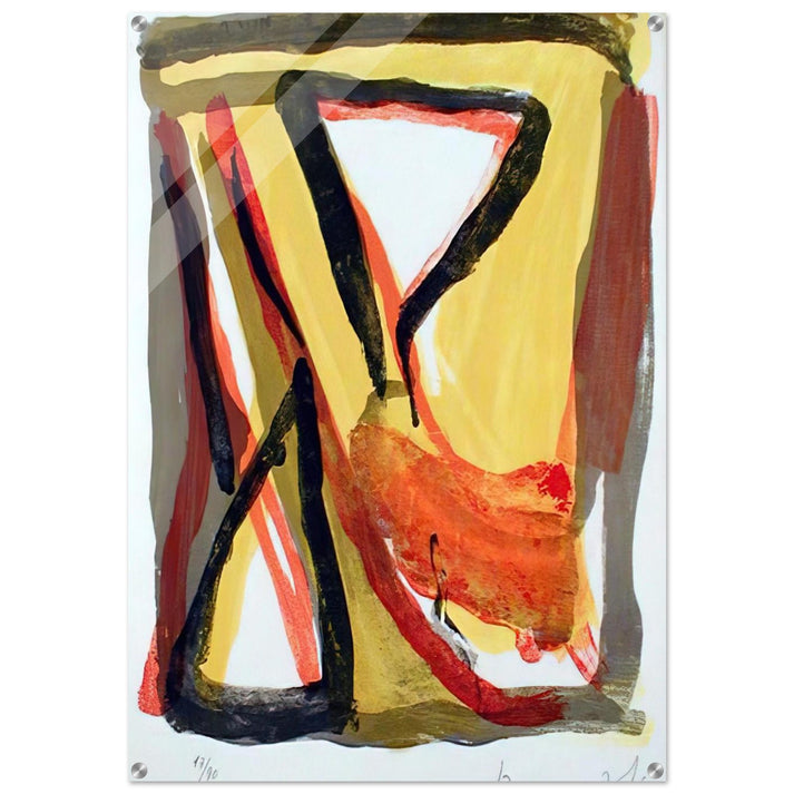 Vif - 1975 - Bram van Velde Acrylic Print - 70x100 cm / 28x40″ inches | Bram van Velde Wall Art | Bram van Velde Prints