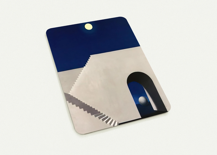 ARCHITECTURE AU CLAIR DE LUNE 1956 By Rene Magritte Pack of 10 Post Cards | Rene Magritte Post Cards | A6 (10.5 x 14.8 cm) - 4.1 x 5.8 inches