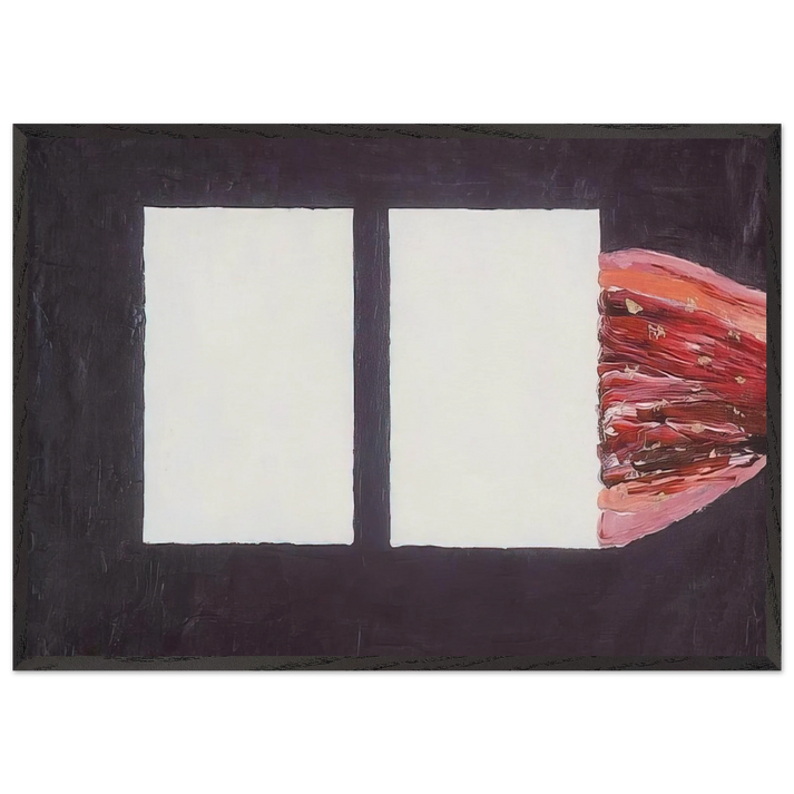 Untitled No 12a - 1957 - Forrest Bess 70x100 cm / 28x40 inches Framed Art Print – Black Wooden Frame