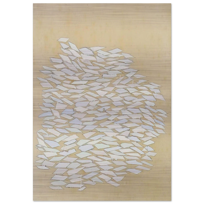 Pastel Statement - 1971 - Robert Goodnough Brushed Aluminum Print - 70x100 cm / 28x40 inches | Robert Goodnough Aluminum Print | Robert Goodnough Prints
