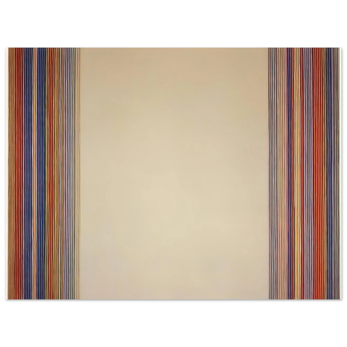 Gene Davis - King's Gate - 1978 75x100 cm / 30x40inches Fine Art Poster