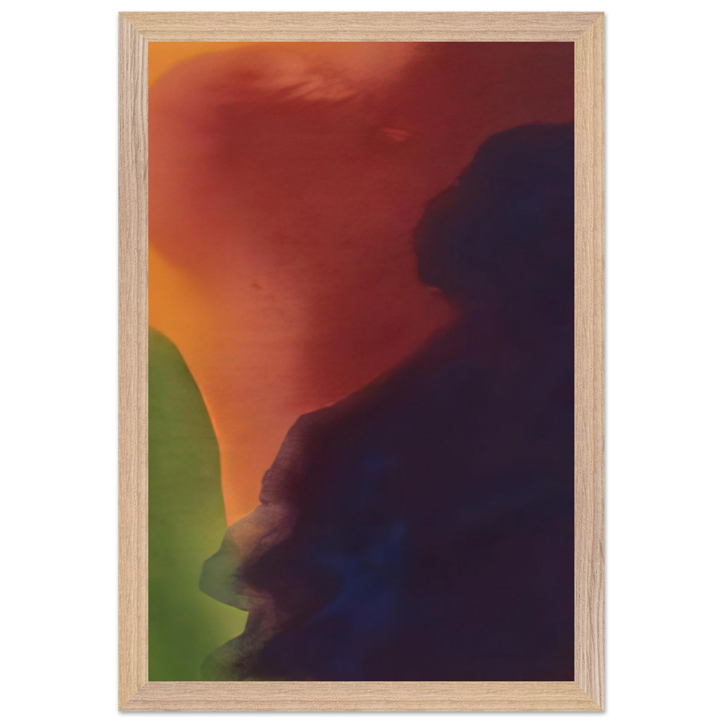 Helen Frankenthaler - Blue Atmosphere III - 1963 Wall art - 30x30 cm / 12x12 inches - Fine Art Poster - -
