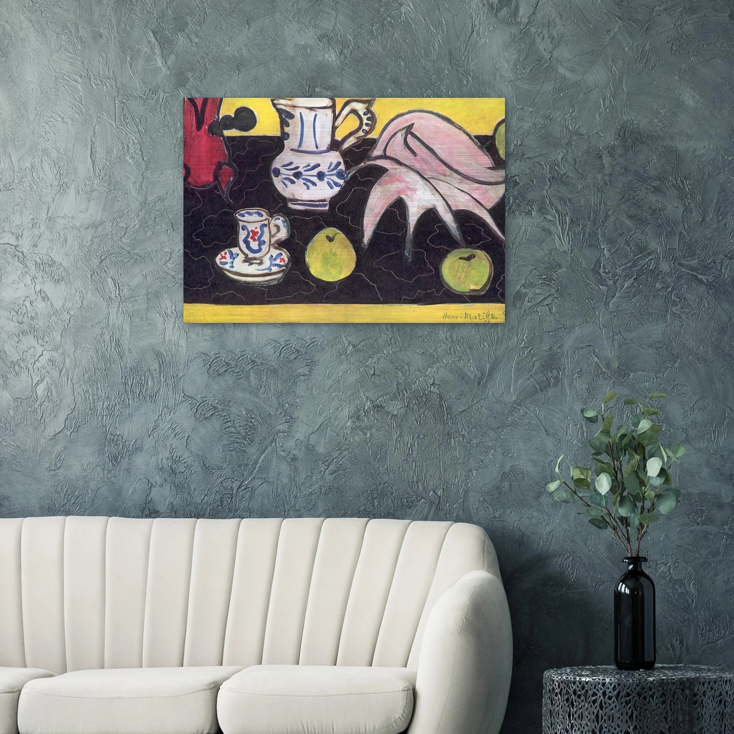 STILL LIFE WITH A SHELL 1940 - Henri Matisse Brushed Aluminum Print - 70x100 cm / 28x40 inches | Henri Matisse Aluminum Print | Henri Matisse Prints