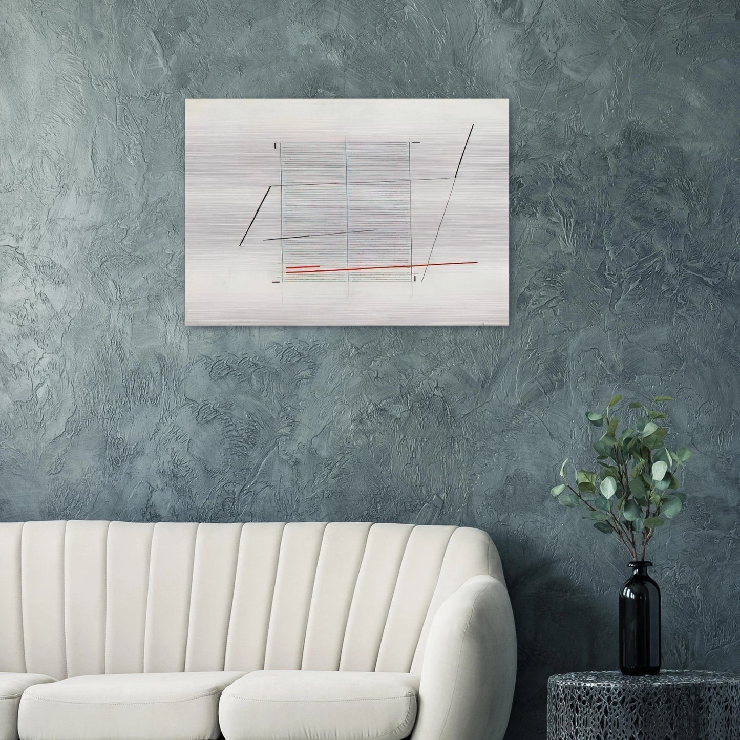 Acrilico K - 1979 - Bice Lazzari Brushed Aluminum Print - 70x100 cm / 28x40 inches | Bice Lazzari Aluminum Print | Bice Lazzari Prints