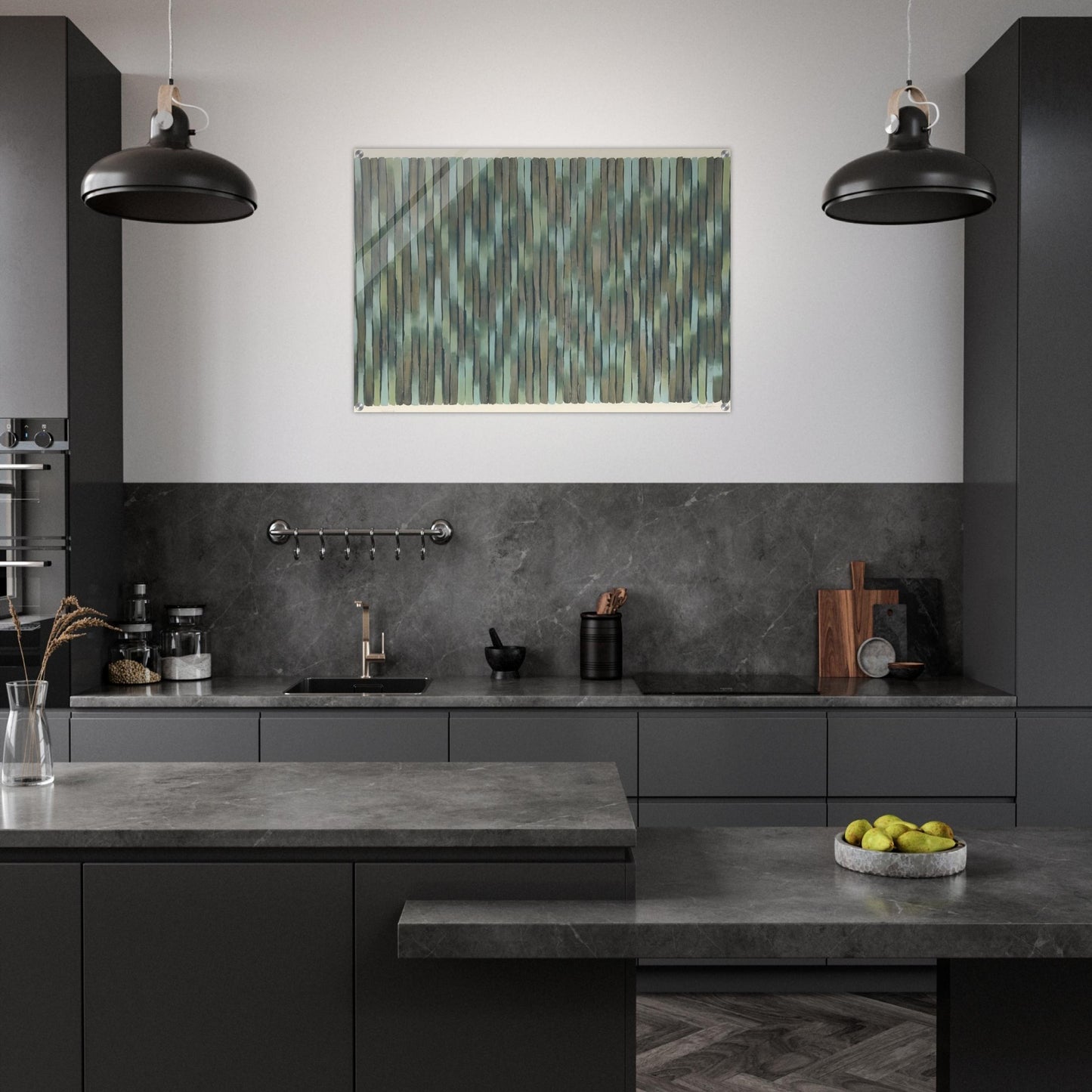 Ferris Wheel - 1980 - Gene Davis Acrylic Print - 70x100 cm / 28x40″ inches