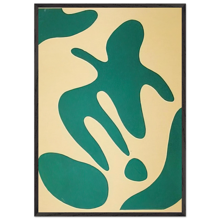 Constellations - Jean Arp 70x100 cm / 28x40 inches Framed Art Print – Black Wooden Frame