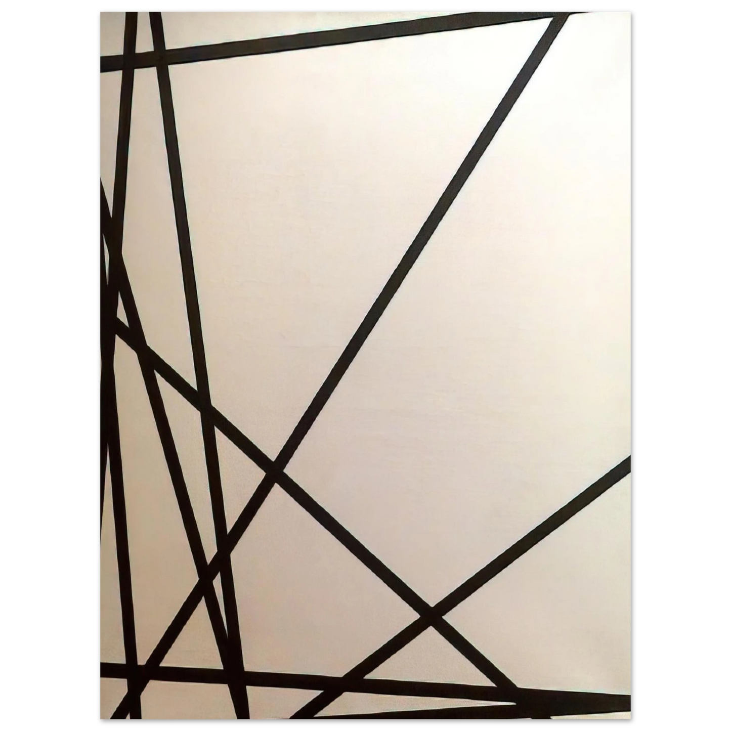 Francois Morellet - 10 lignes au hasard - 1975 Fine Art Poster - Default Title