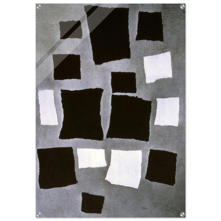 Squares or Rectangles Arranged According to the Laws of Chance - Jean Arp Acrylic Print - 70x100 cm / 28x40″ inches