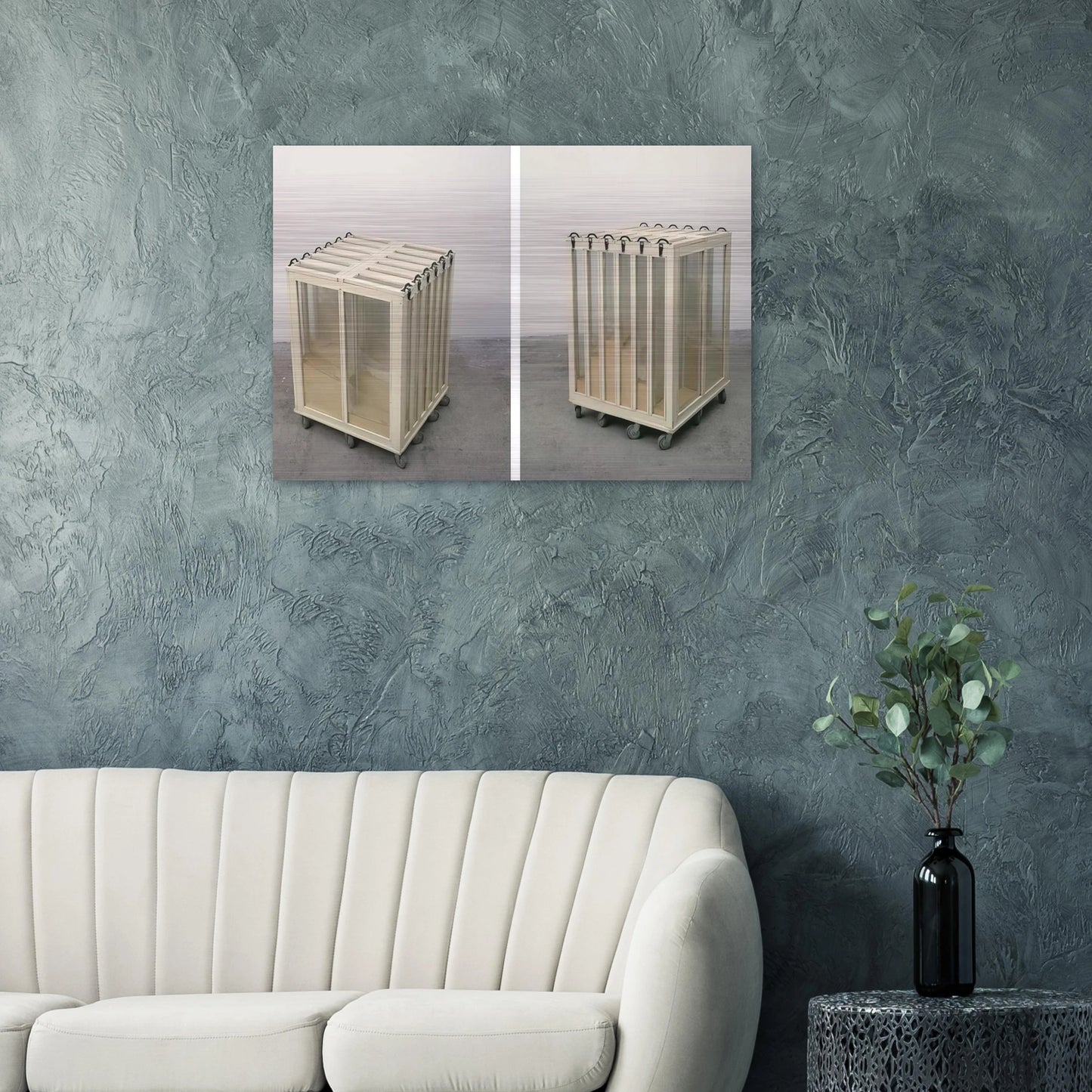 Knoblauchtruhe - 1971 - Dieter Roth Brushed Aluminum Print - 70x100 cm / 28x40 inches | Dieter Roth Aluminum Print | Dieter Roth Prints