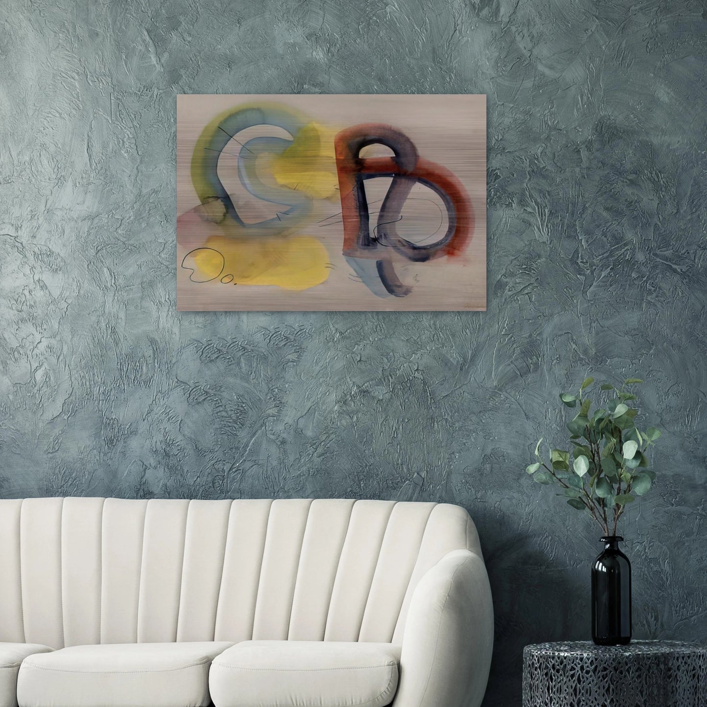 Mallorca - 1934 - John Ferren Brushed Aluminum Print - 70x100 cm / 28x40 inches | John Ferren Aluminum Print | John Ferren Prints