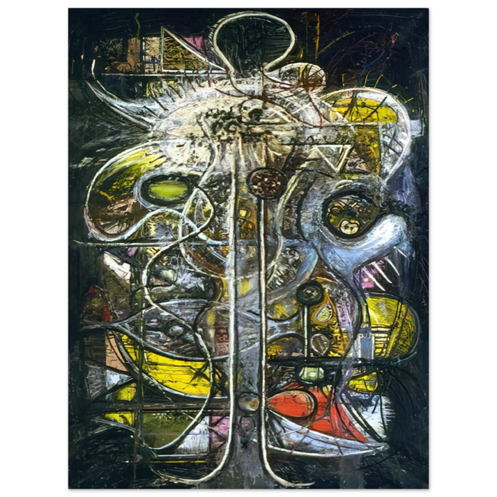 Richard Pousette-Dart - Comprehension of the Atom, Crucifixion 75x100 cm / 30x40inches Fine Art Poster