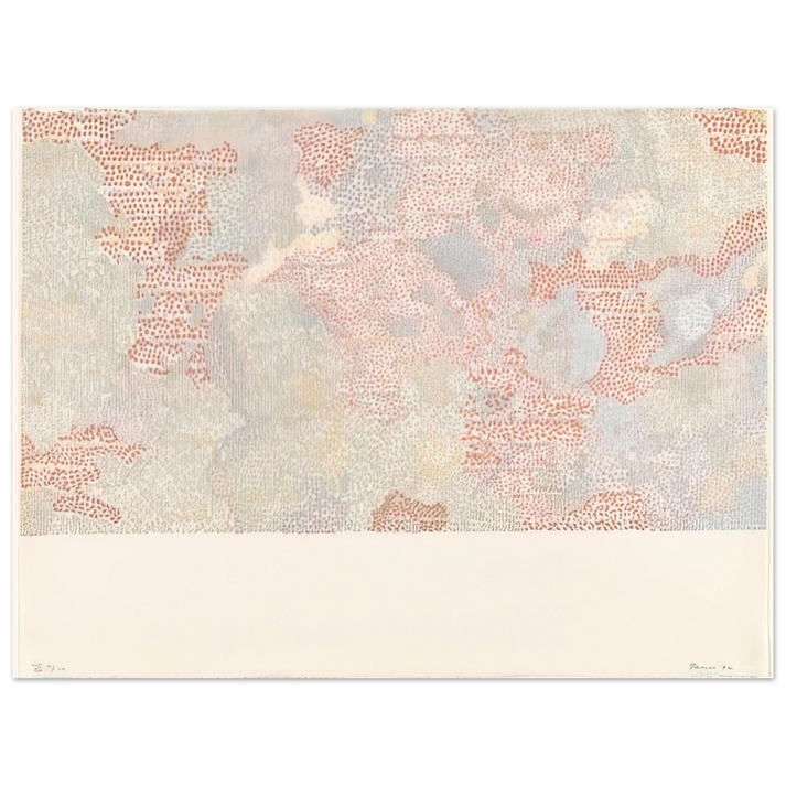 Nancy Graves - MASKELYNE DA REGION OF THE MOON FROM THE SERIES LUNAR MAPS 1972 75x100 cm / 30x40inches Fine Art Poster