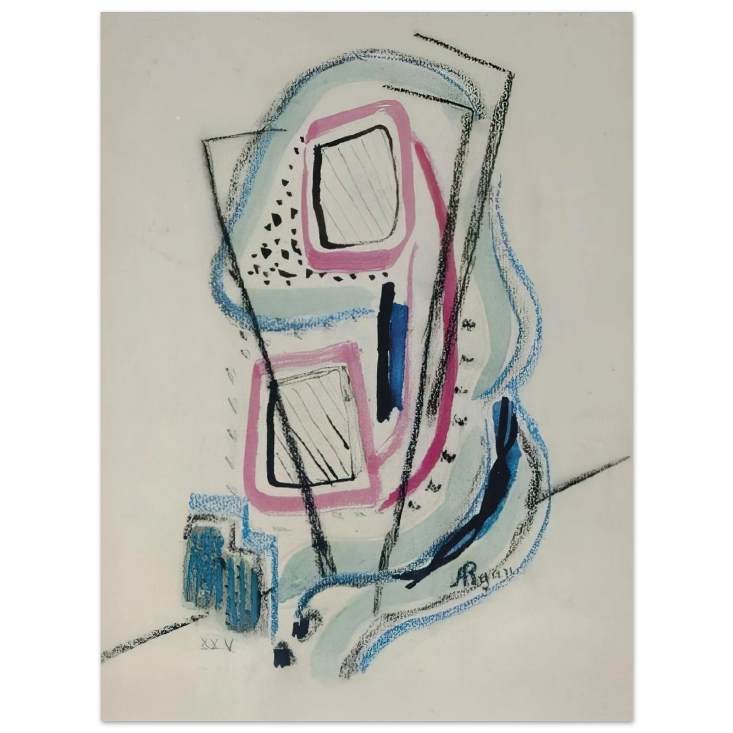 Anne Ryan - XXV - 1940 Fine Art Poster - Default Title