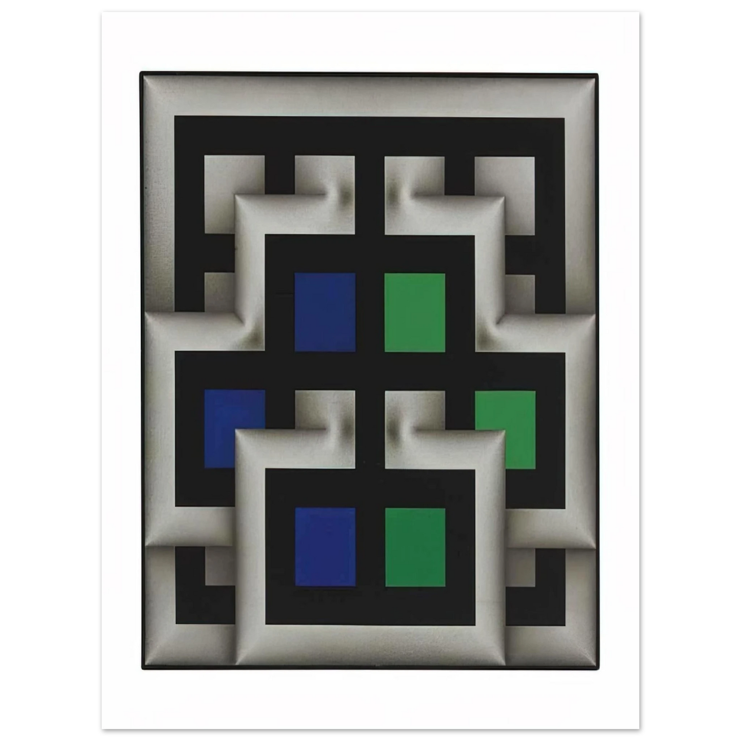 Omar Rayo - Sararas XX - 1981 Fine Art Poster - Default Title