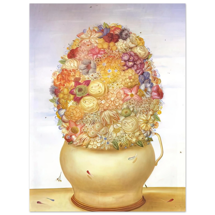 Fernando Botero - FLOWER POT 75x100 cm / 30x40inches Fine Art Poster