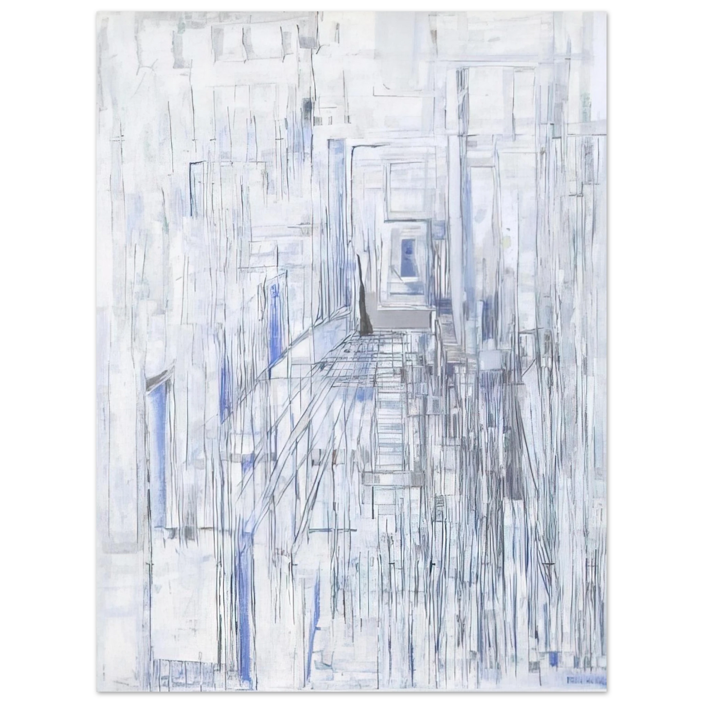 Maria Helena Vieira da Silva - Passage of the Mirrors - 1981 Fine Art Poster - Default Title