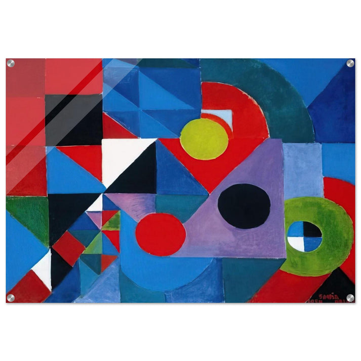 RHYTHM COLOUR - Sonia Delaunay Acrylic Print - 70x100 cm / 28x40″ inches
