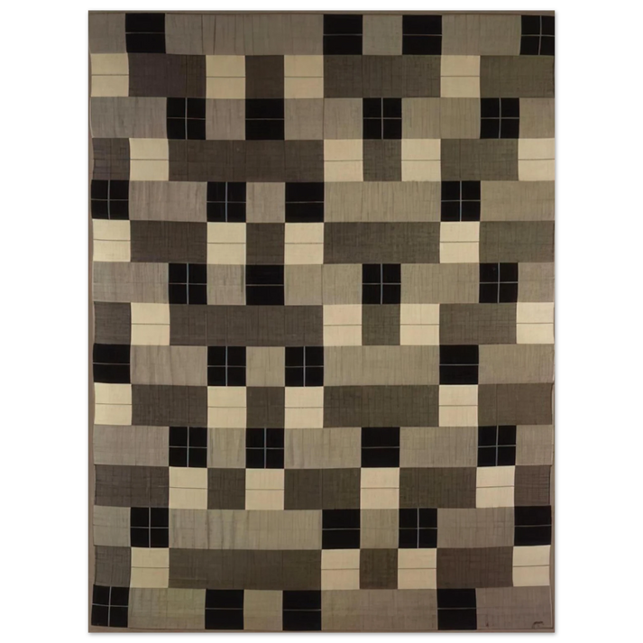 Anni Albers - BLACK WHITE GRAY 1964 75x100 cm / 30x40inches Fine Art Poster