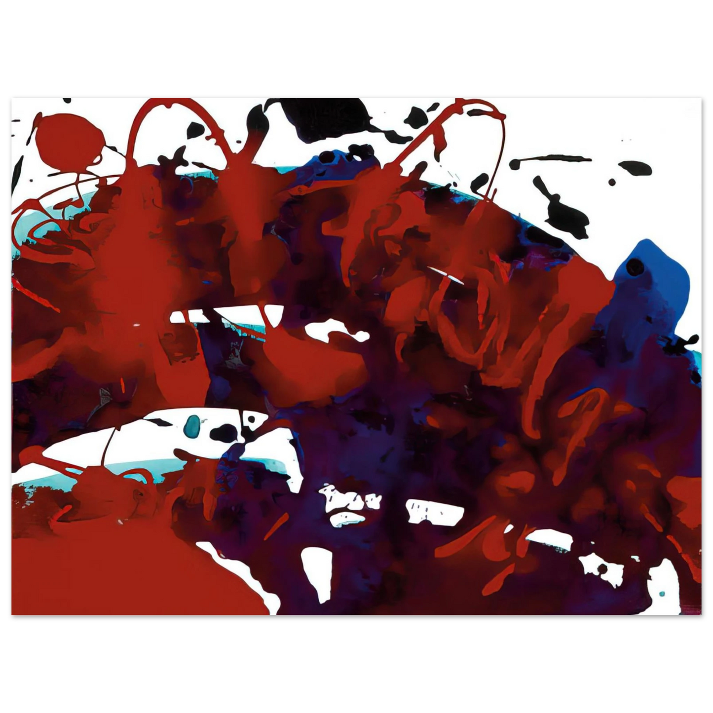 Sam Francis - Untitled SFP94-11 sff 1694 Fine Art Poster - Default Title