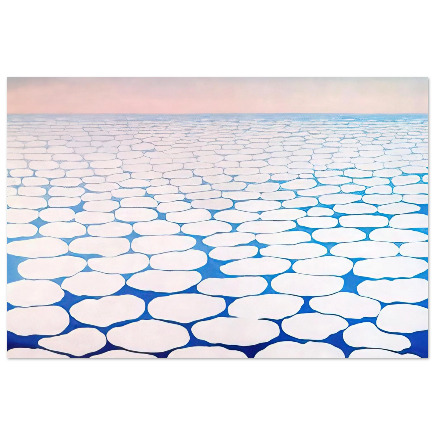 Georgia O'Keeffe - Sky above clouds III Fine Art Poster - 40x60 cm / 16x24 inches