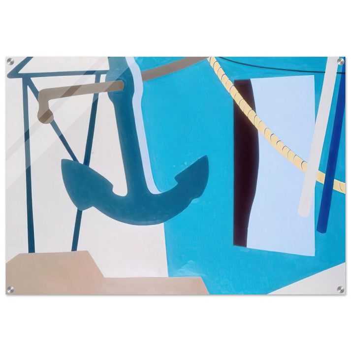 Nassau #5 - 1967 - Ralston Crawford Acrylic Print - 70x100 cm / 28x40″ inches