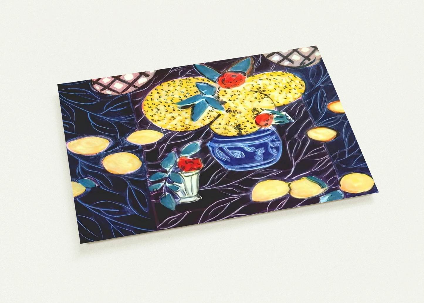 LEMONS AND MIMOSA 1944 By Henri Matisse Pack of 10 Post Cards | Henri Matisse Post Cards | A6 (10.5 x 14.8 cm) - 4.1 x 5.8 inches