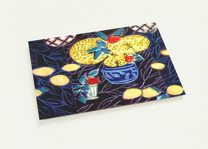 LEMONS AND MIMOSA 1944 By Henri Matisse Pack of 10 Post Cards | Henri Matisse Post Cards | A6 (10.5 x 14.8 cm) - 4.1 x 5.8 inches