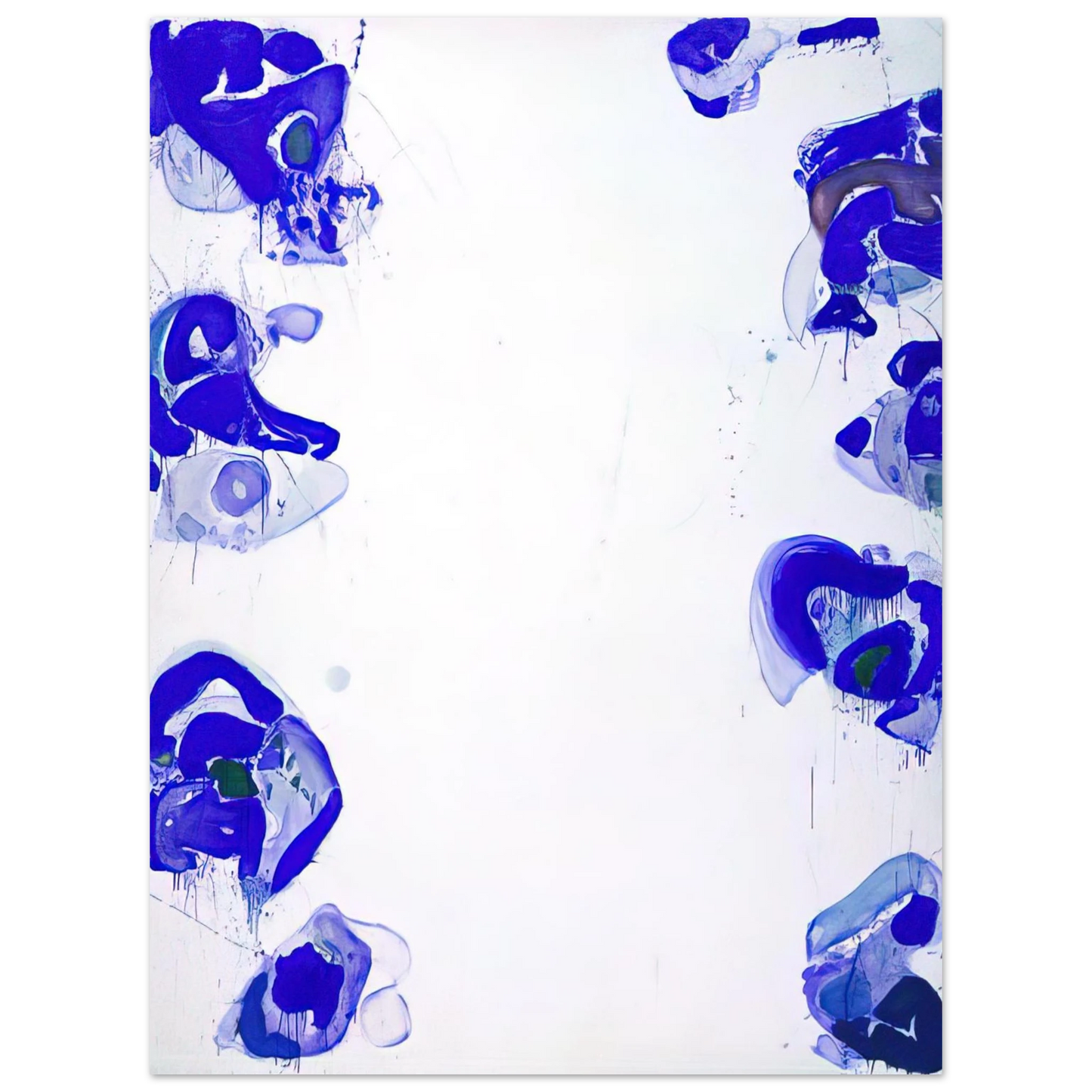Sam Francis - Blue Balls Fine Art Poster - Default Title