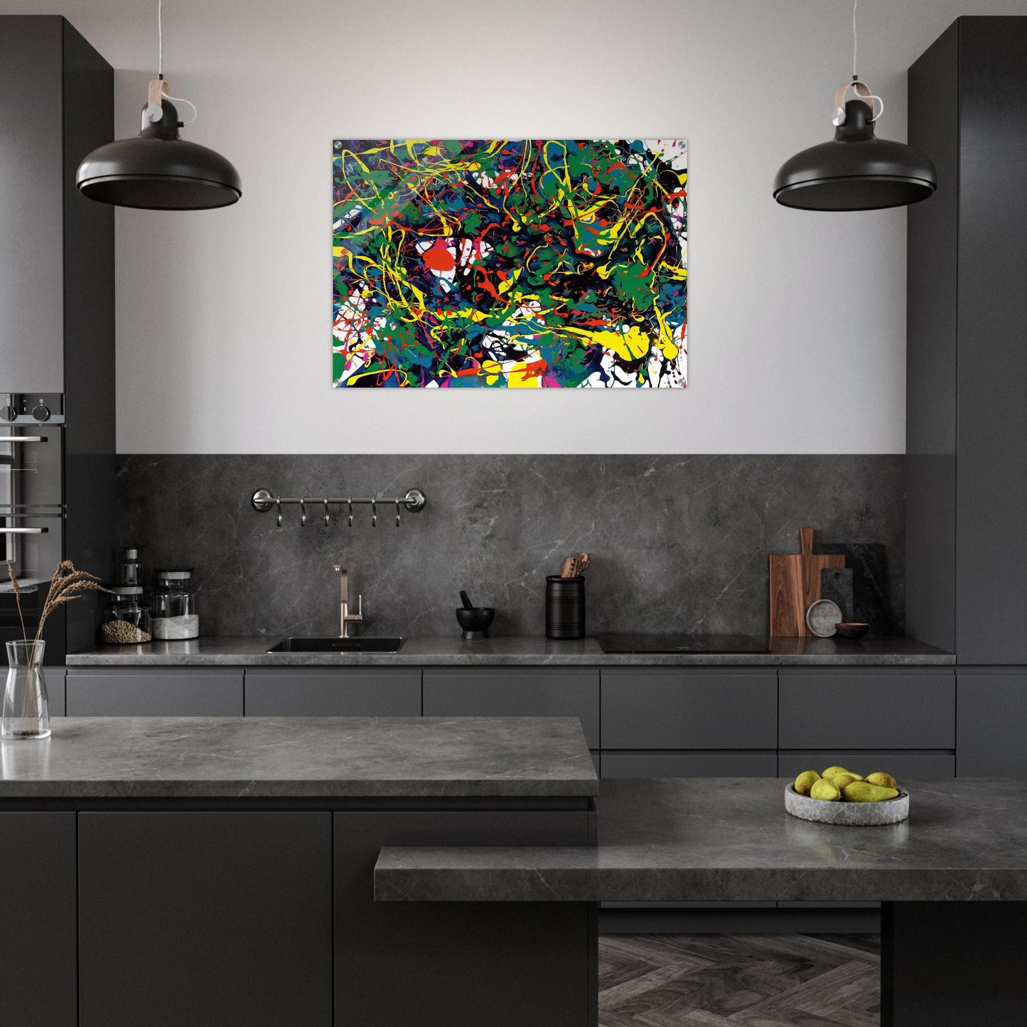 Untitled SFP94-55 SFF 1729 - Sam Francis Acrylic Print - 70x100 cm / 28x40″ inches