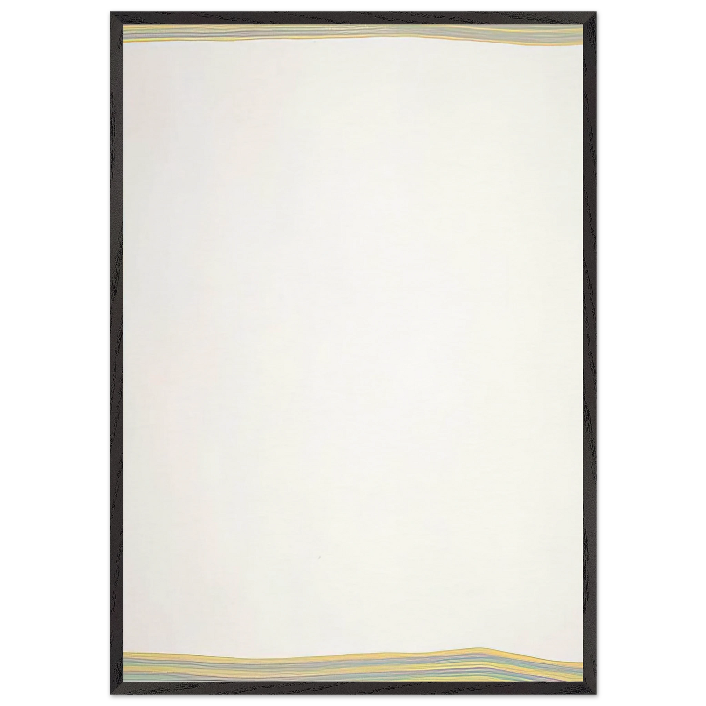 Meandering - 1979 - Gene Davis Framed Art Print – Black Wooden Frame - Default Title - -Framed Art Print