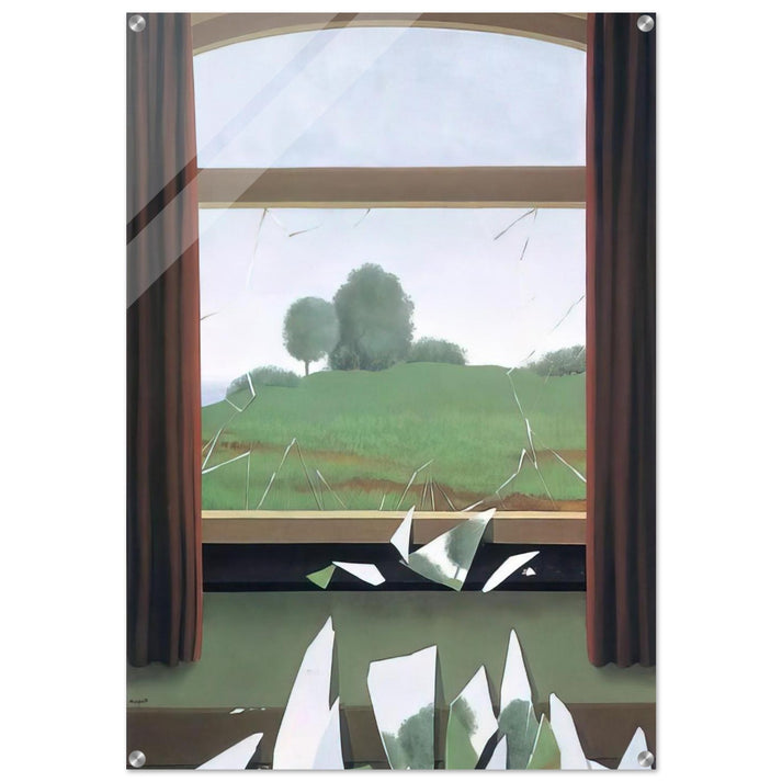 THE KEY TO THE FIELDS 1936 - Rene Magritte Acrylic Print - 70x100 cm / 28x40″ inches