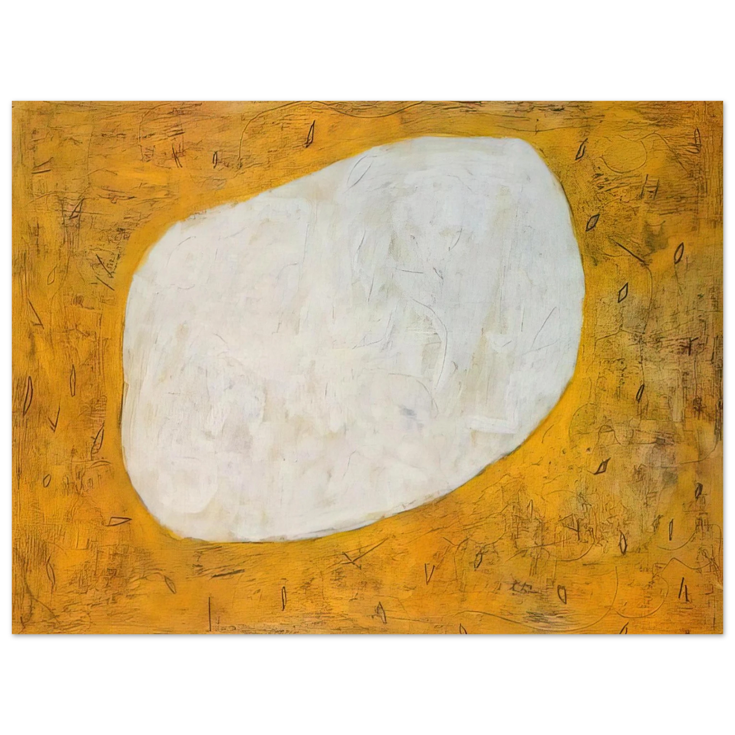 Gene Davis - Homage to Dubuffet I - 1952 Fine Art Poster - Default Title