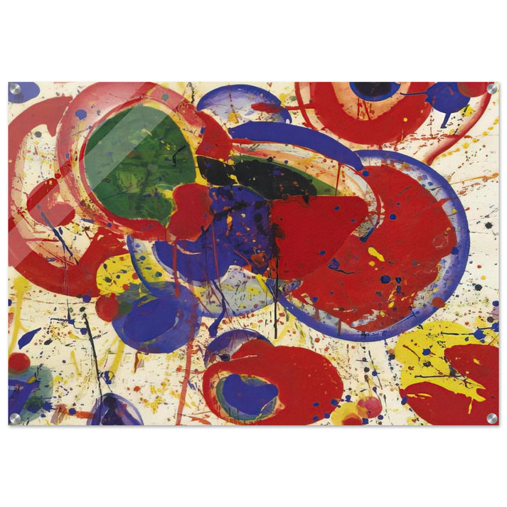 All Red - Sam Francis Acrylic Print - 70x100 cm / 28x40″ inches | Sam Francis Wall Art | Sam Francis Prints