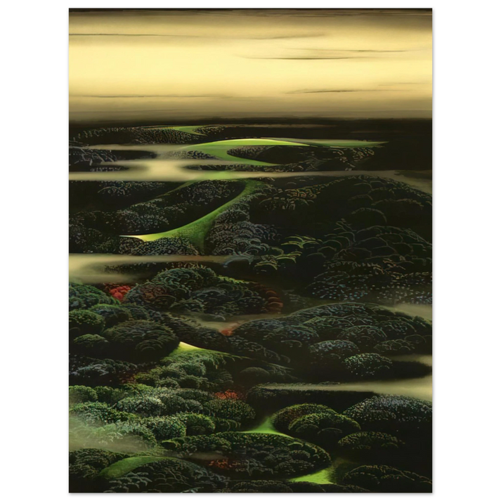 Eyvind Earle - Twilight 75x100 cm / 30x40inches Fine Art Poster